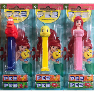 เพซ PEZ ลูกอมรสผลไม้ พร้อมแท่งการ์ตูนหัวโต ลาย Disney  Princess เจ้าหญิงแอเรียล Ariel