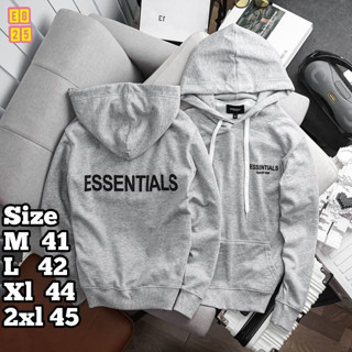 essentials เสื้อแขนยาวฮู้ด