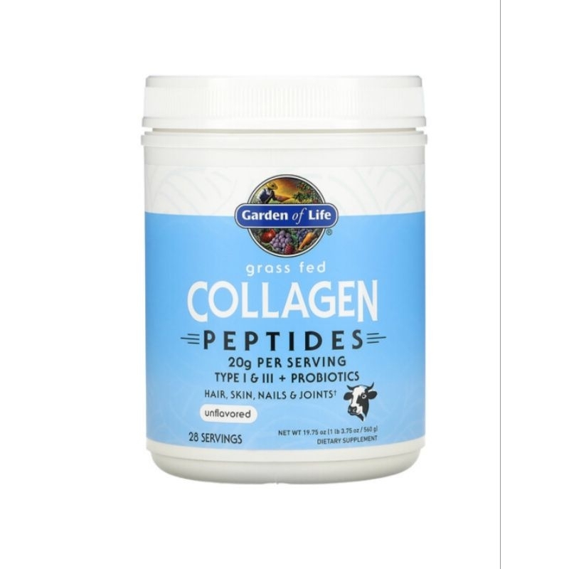(พรีออเดอร์)Grass Fed Collagen Peptides, Unflavoredกราส เฟด คอลลาเจนเปปไทด์ ไม่แต่งกลิ่นรส ขนาด 19.7