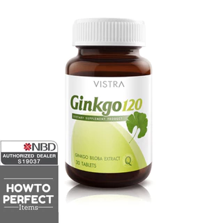 Vistra Ginkgo 120mg สารสกัดจากใบแปะก๊วย วิสทร้า จิงโกะ