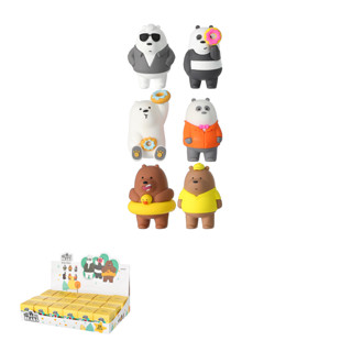 Miniso กล่องมหัศจรรย์ ลายคอลเลคชั่นสามหมี We Bare Bears Collection Summer Series