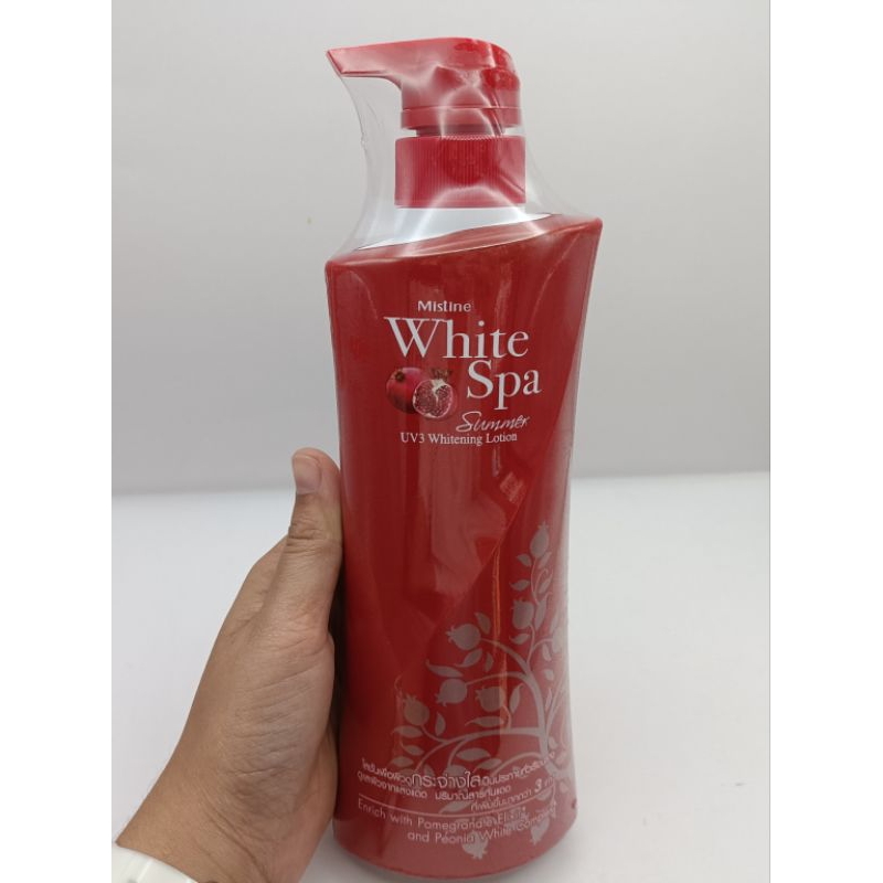 Mistine White Spa Summer UV3 Whitening lotion มิสทิน ไวท์ สปา ซัมเมอร์ ยูวี ทรี ไวท์เทนนิ่ง โลชั่น 4