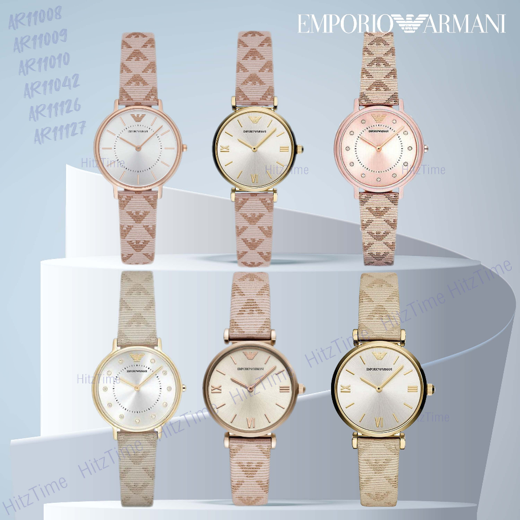 นาฬิกา Emporio Armani ข้อมือผู้หญิง รุ่น AR11008 AR11042 นาฬิกาแบรนด์เนม สินค้าขายดี Watch Armani ของแท้ พร้อมส่ง
