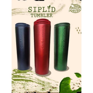 Café Amazon Sip Lid Tumbler 22 ออนซ์ แก้วสแตนเลสฝายกดื่มเก็บความเย็น คาเฟ่ อเมซอน