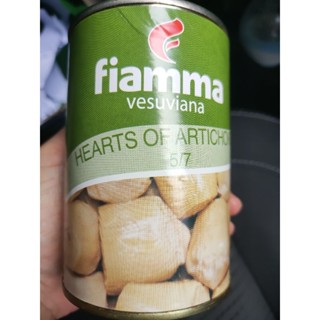 Fiamma Hearts Of Artichoke แกนกลางดอกอาร์ติโชคในน้ำปรุงรส 400 กรัม