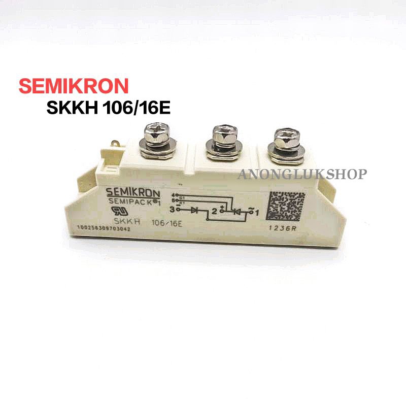 SKKH106/16 E  SKKH 106/16E Thyristor Module, Series Connected,SCR 106A 1600V