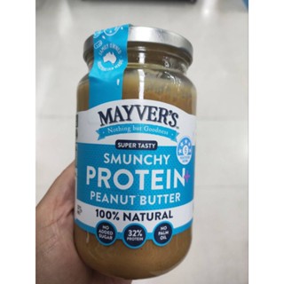 Mayvers Protein Peanut Butter Spread  375g.โปรตีน พีนัท บัตเตอร์ สำหรับทาขนมปัง เมย์เวอร์ส 375 กรัม