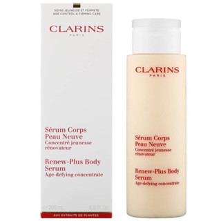 แท้ฉลากไทยลอตปี2021 Clarins Renew-Plus Body Serum Age-defying concentrate 200ml