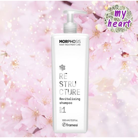 Framesi Morphosis Restructure  Revitalising Shampoo 1000 ml (No.1) แชมพูเปิดเกล็ดผม