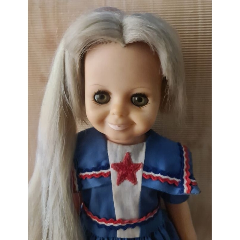 Vintage Idea Velvet 1969 doll ขายตุ๊กตางานเก่าค่าย Idea doll ขนาด 15" (ผมฟู แห้ง ไม่มีรองเท้า) สินค้