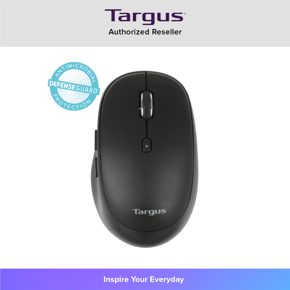 Targus B582 Midsize and Multi-device Bluetooth Mouse (AMB582) เม้าส์ไร้สาย เชื่อมต่อได้หลายอุปกรณ์ มี Anti-microbial