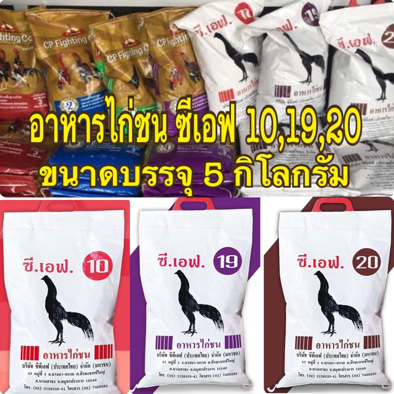 อาหารไก่ชน CF สูตรมาตรฐานสูง (5กก.)