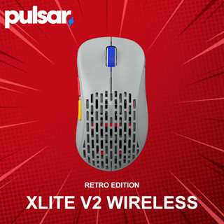 เมาส์เกมมิ่งไร้สาย Pulsar รุ่น Xlite V2 Wireless (Retro Edition) ประกันศูนย์ 2 ปี