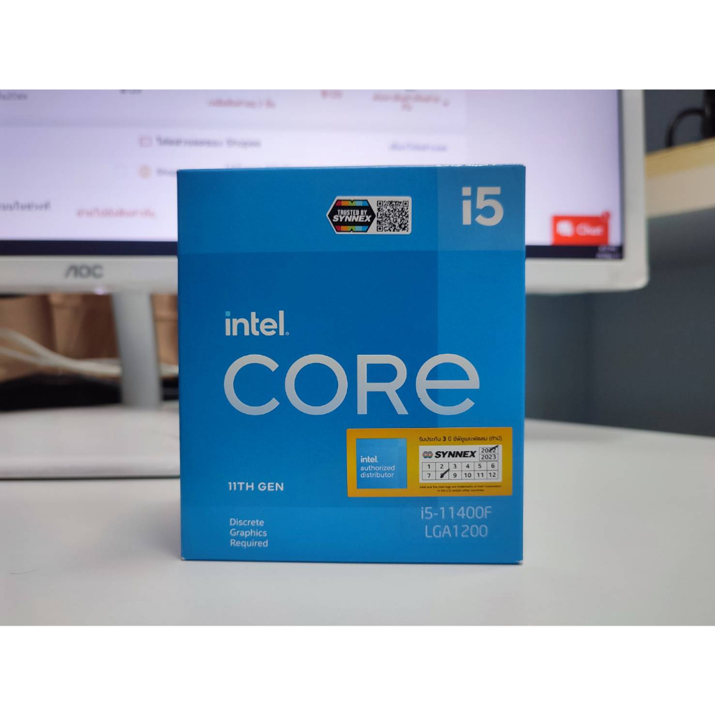 NTEL CPU ซีพียู CORE I5 - 11400F LGA 1200 มือสองมีประกัน