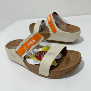 รองเท้าแตะ FitFlop รุ่นสวมโลโก้ ของผู้หญิง ใส่ได้ทุกฤดูกาล สินค้ามีพร้อมส่ง  มี SIZE 36 ถึง 40