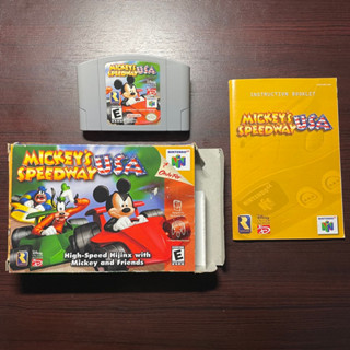 งานกล่องแท้ Mickeys Speedway USA (US) N64