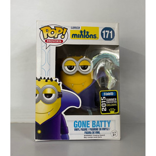 Funko Pop Gone Batty Minion Despicable Me SDCC 2015 Exclusive Pop