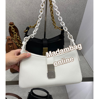 Charles Keith Chain Handle Shoulder Bag  กระเป๋าสะพายไหล่ มีสายยาวสะพายข้าง แท้จากช็อป