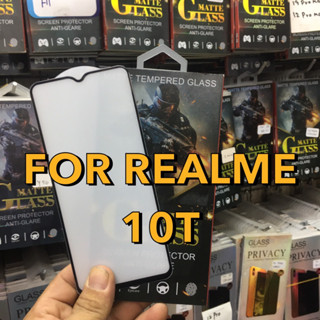 Realme 10T/10(5G)/11 เรียวมี ฟิล์มกันรอย ฟิล์มกระจกกันรอยฟิล์มกันรอยหน้าจอหิล์มกระจระจกกันรอยเต็มจอขอบดำแบบด้าน(MATTE)