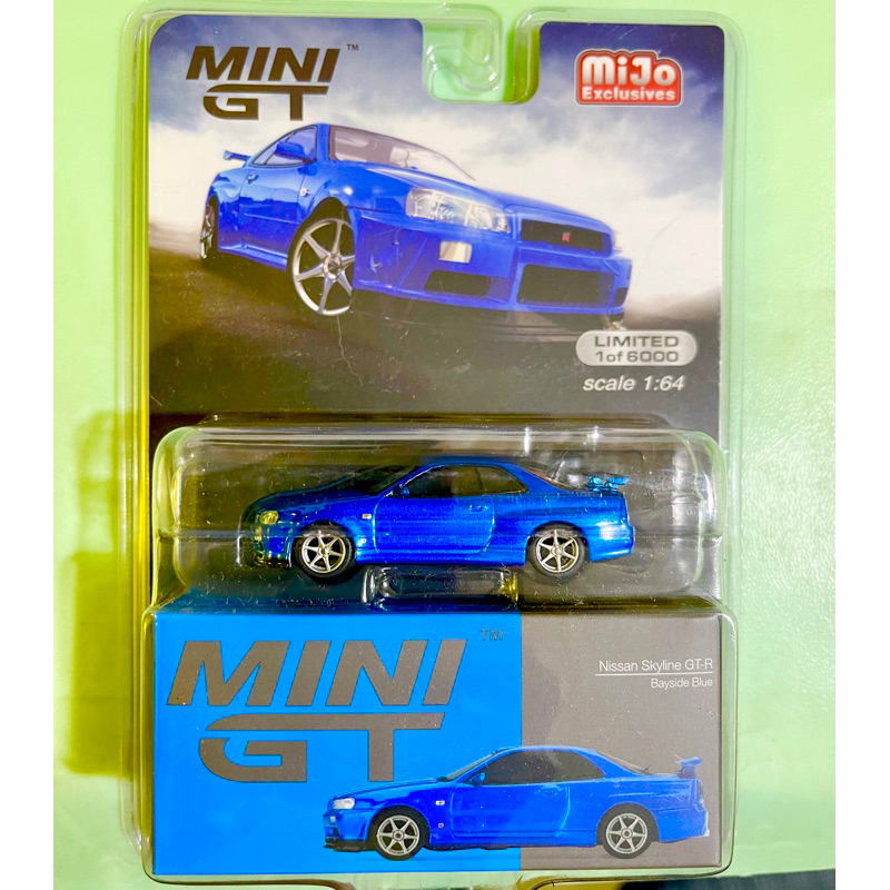 Mini  GT Nissan Skyline R34 GTR 1/64