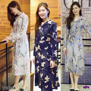 CS4059 แม็กซี่เดรสยาวผ้าโลนัลโด้ronaldo long maxi dress