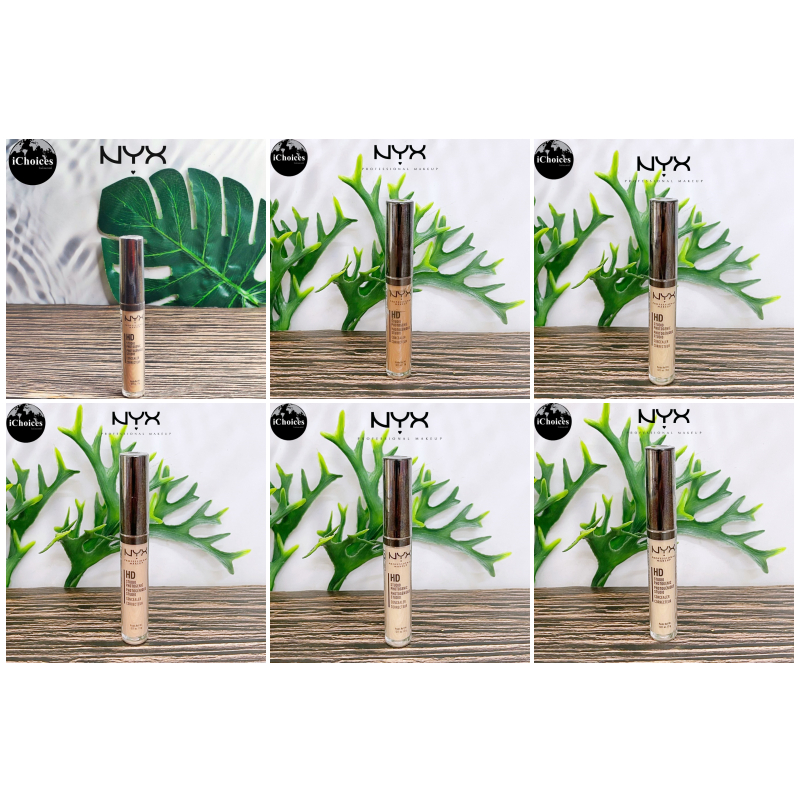 [NYX] HD Studio Photogenic Concealer 3g นิกซ์ คอนซีลเลอร์ ชนิดน้ำเนื้อบางเบา ปกปิดริ้วรอย รอยดำจากสิ