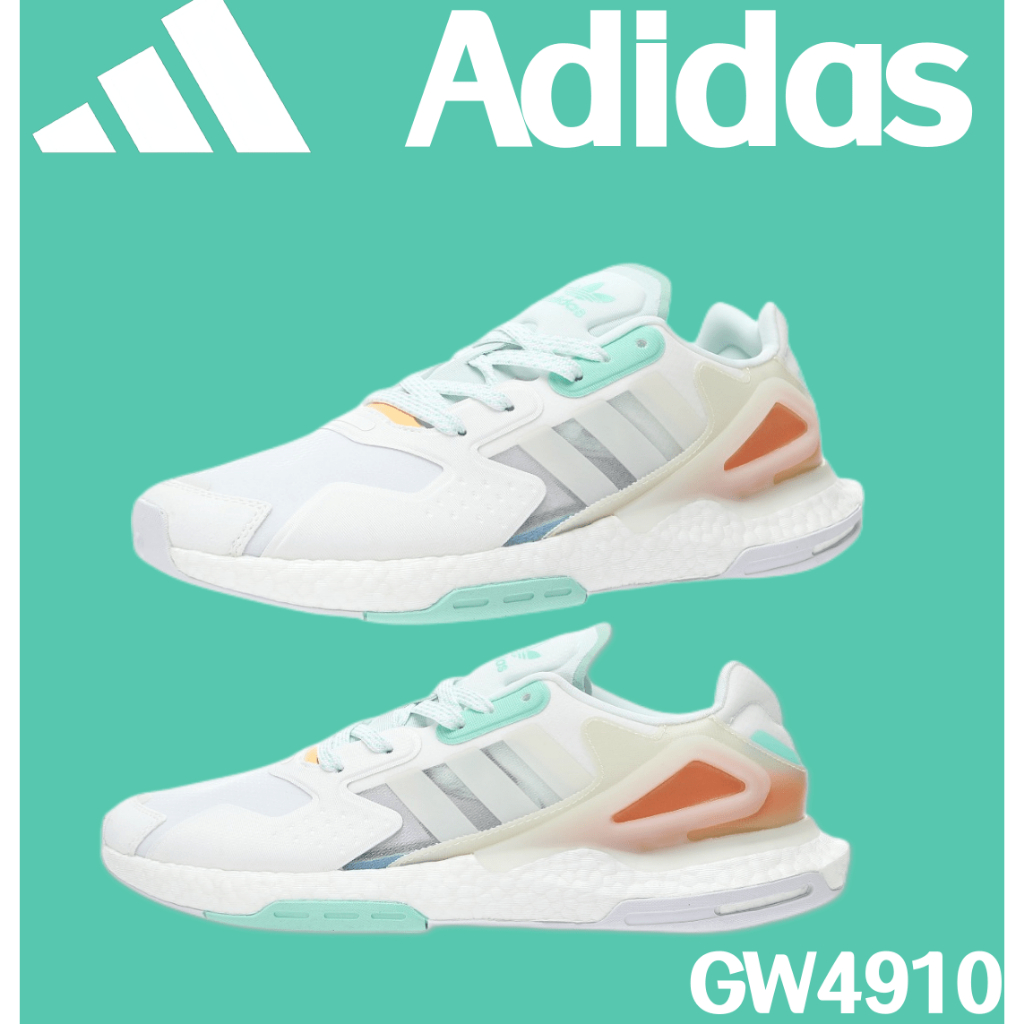 Adidas Originals 2020 Day Jogger Boost White Mint Orange 2020 Edition Jogger Series รองเท้าวิ่งกีฬา 