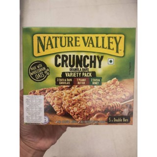 Nature Valley Variety Pack Crunchy Granola Bars ธัญพืช อบกรอบ 210กรัม