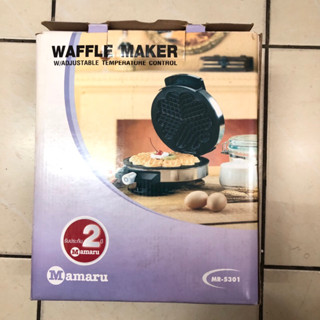 mamaru เครื่องทำวอฟเฟิลรูปหัวใจ waffle maker