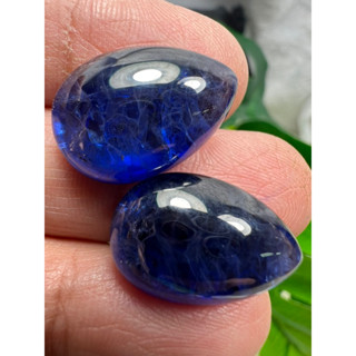 Blue sapphire Lab 18 x13mm weight 15 carats 1 pieces