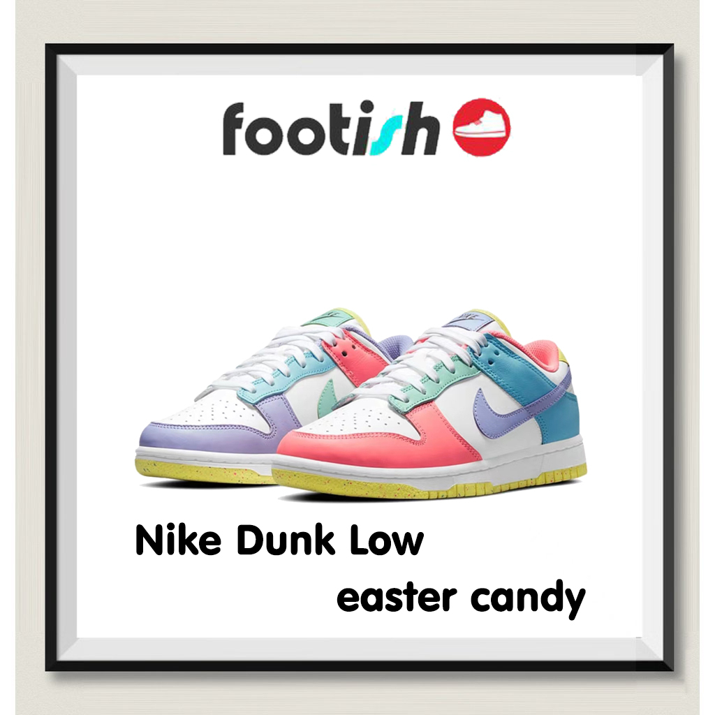 Nike Dunk Low easter candy รองเท้าผ้าใบ