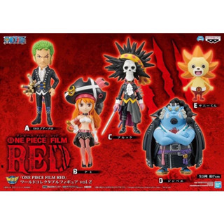 (WCF) แท้100% ฟิล์มเรด Film Red vol.2 ( โซโล นามิ บรู๊ค จินเบ ซันนี่ ) World Collectable Figure One piece วันพีช