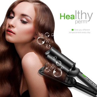 Health &amp; beauty Women Ceramic Iron Heating Big Deep Curly Wave Egg Roll Hair Curling Curler