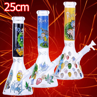 บ้องแก้ว Bong Glass 25cm บ้อง ขวดแก้วสมุนไพร บ้องสมุนไพร  บ้องสายเขียว อุปกรณ์สายเขียวพกพา มาพริ้วกัญ (ได้ครบชุด)