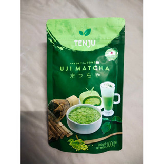 ผงชาเขียวมัจฉะ ตรา Tenju 100กรัม UJI MATCHA