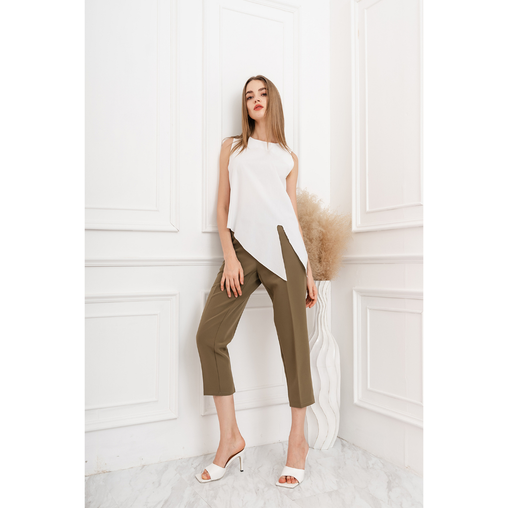 AB SKINNY กางเกง 9 ส่วน ใส่ทำงาน ใส่เที่ยว เอวสูง - รูปที่ 7