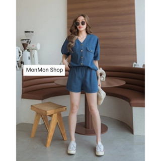 ~MONMONSHOP🧢MON6707~ Sportie Denim Set