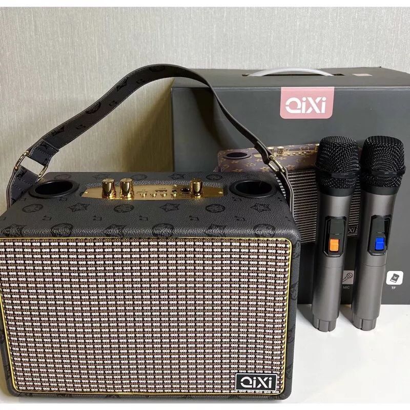 SK-2036 แถมไมล์ลอย2ตัว ลำโพงบลูทูธ พร้อมอินเทอร์เฟซไมโครโฟน รองรับไมโครโฟน กีตาร์และเครื่องดนตรีอื่น