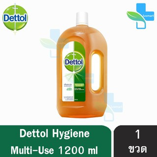 Dettol 1200 มล. [1 ขวด] เดทตอล น้ำยาทำความสะอาดพื้นผิว น้ำยาฆ่าเชื้อโรค เอนกประสงค์