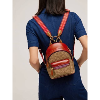 COACH c5285 CHARTER BACKPACK LEATHER BAG