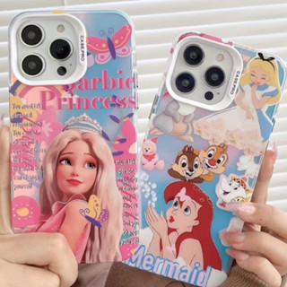 🎁ส่งของขวัญ🎁เคสไอโฟน สำหรับ 11 13 for iPhone Case 14 12 Pro Max แฟชั่น น่ารัก ตลก เจ้าหญิง กันกระแทก ปกป้อง เคสโทรศัพท์