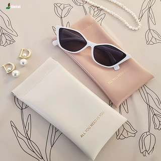 เคสใส่แว่น ซองหนัง ซองแว่น Leather case เคสหนัง ฝาปิดแม่เหล็ก กล่องแว่น สินค้าคุณภาพ สไตล์มินิมอล เกาหลี พกพาสะดวกCOD