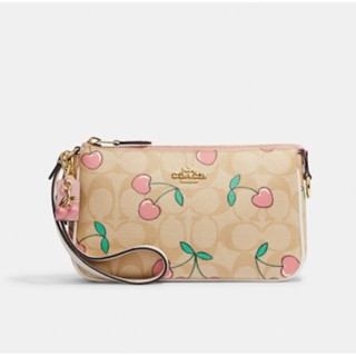 Coach Nolita 19 In Signature Canvas With Heart Cherry Print