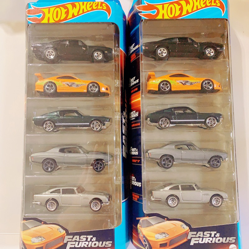 พร้อมส่ง  🔴LOT JAPAN🔴Hot Wheels 5 Car Pack Fast & Furious