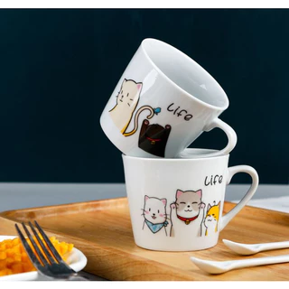 ชุดถ้วยแก้วกาแฟ (ขายคละลาย) แก้วกาแฟเซรามิก พร้อมช้อน มีกล่องให้ค่ะ ชุดของชำร่วย สินค้าพร้อมส่งจ้า!!