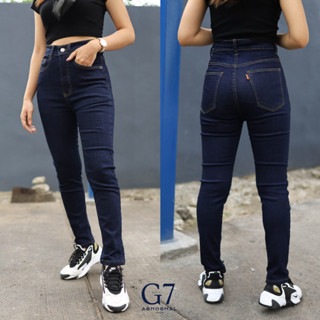 G7 กางเกงยีนส์เดฟหญิงเอวสูง ABnormal Jeans