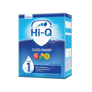 Hi-Q Prebio ProTeQ ไฮคิว พรีไบโอโพรเทก สูตร 1 ขนาด 550 กรัม นมผงสำหรับเด็กทารกแรกเกิด - 1 ปี