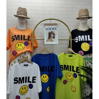 พร้อมส่ง🧸เสื้อยืดโอเวอร์ไซส์ ซาร่า Smile