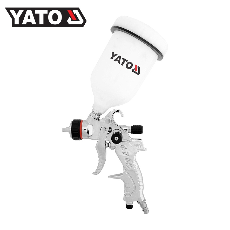 (มีใบกำกับภาษี)  YATO YT-2340 กาพ่นสี รุ่นกาบน HVLP 0.6 L (ปาก Ø 1.4 mm)