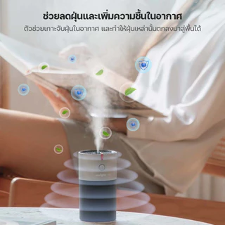 Soulgtm เครื่องพ่นไอน้ำ เครื่องเพิ่มความชื้นในอากาศ ขนาด 220 ml กระจายไอน้ำได้รอบทิศทาง